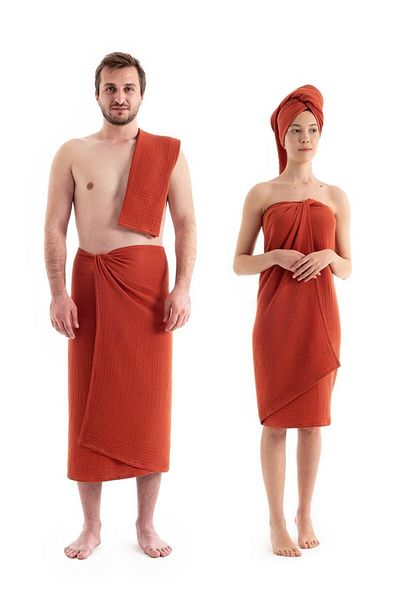 Denizli Concept Σετ πετσετών μπάνιου Creamit Muslin