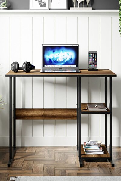 Ceramical Msr2 Metal Ayaklı Bilgisayar Çalışma Masası - Ceviz