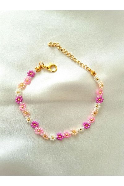 Es Kozmetik Flower Bead Bracelet