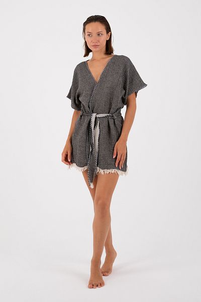 Dokubba - Kimono - Peshtemal Kimono - Muslin Kimono - Selimiye