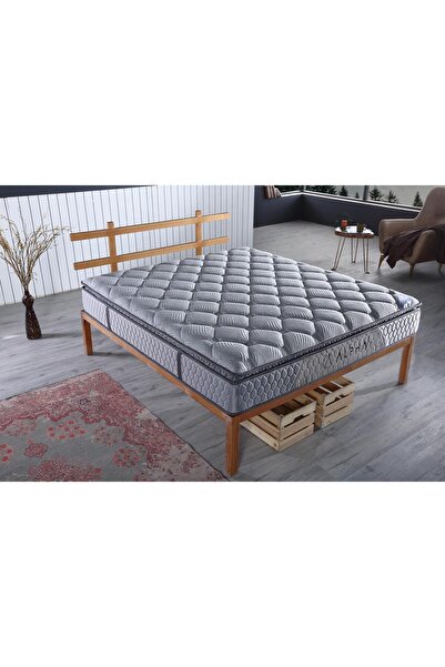 HAPPYNIGHT Alpha Süper Lüx Ortopedik Pedli Yatak & Pocket Yaylı Konfor Yatak