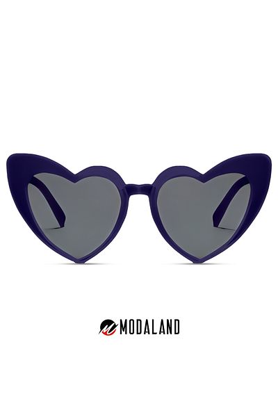 ModaLand New Trend Unisex Purple Heart Sunglasses