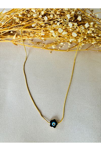 Markiz Takı Evil Eye Bead Necklace 40 cm + 5 cm