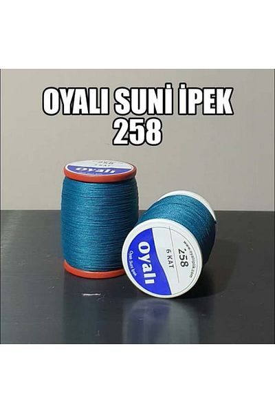OYALI ΤΕΧΝΗΤΟ ΜΕΤΑΞΩΤΟ ΑΡΙΘ.: 258 - Κλωστή κεντήματος με κέντημα 4 στρώσεων