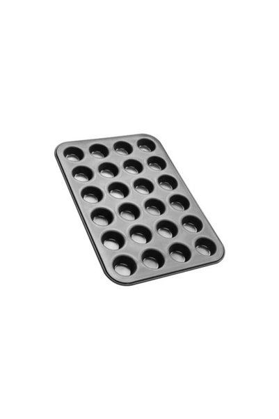 crystal home 24'lü Teflon Mini Muffin Kalıbı