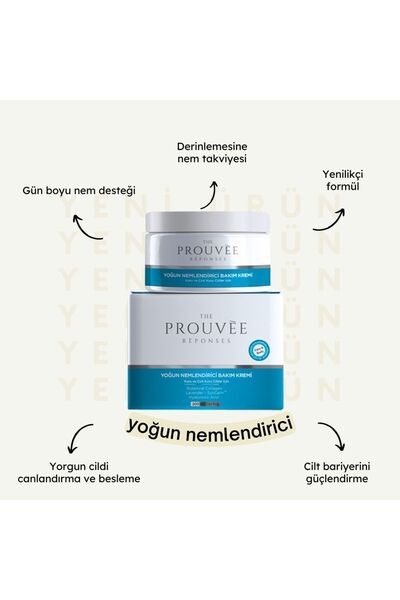 The Prouvee Reponses Kolajen, Seramid, Hyalüronik Asit Içerikli Yoğun Nemlendirici Yüz Ve Vücut Cilt Bakım Kremi 200ml