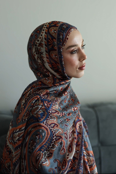 kermeipek %100 HİNT İPEĞİ ŞAL 70X180