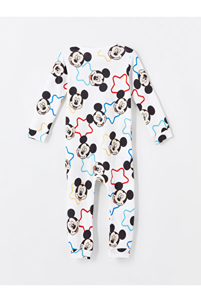 LC Waikiki Chlapecký overal s potiskem Mickey Mouse - s výstřihem