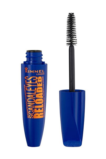 RIMMEL LONDON Siyah Maskara - Scandaleyes Reloaded Volume & Extreme Wear Waterproof 001 Black 12 ml 3614223443833