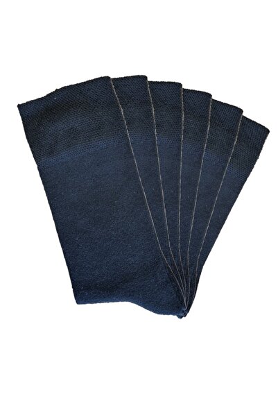 vtex socks 6'lı Dikişsiz Kadın Diyabetik Bambu Şeker Çorap Siyah Renk Diabetik 6 Çift