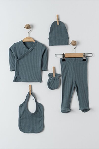 furya kids FURYA KİDS YENİDOĞAN 5'Lİ HASTANE ÇIKIŞ SETİ %100 ORGANİK PAMUKLU ...