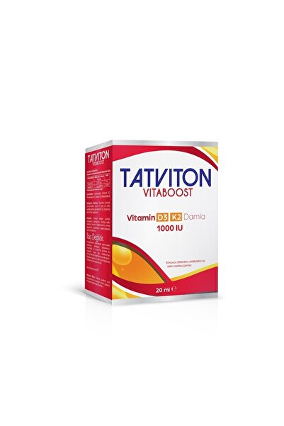 Tatviton Vitamin D3 K2 1000ıu Damla 20 Ml