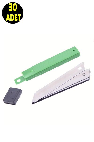 usin 18Mmx0.3Mm Wide Spare Utility Knife - 30 Pieces (3 X 10 Lu Pack)