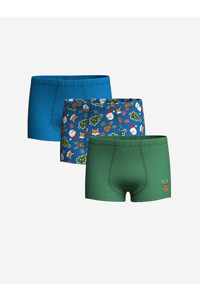 LC Waikiki Σετ μπόξερ για αγόρια με θέμα την Πρωτοχρονιά 3