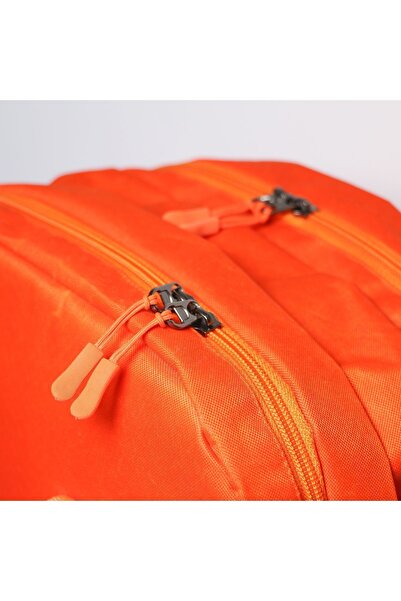 wolo Backpack - School/University Bag - Orange - Waterproof-Eco-Friendly-Zippered-Wolo