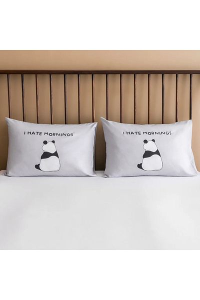 LC Waikiki Lcw Home 2-Piece 50X70 cm Teddy Bear Printed Pillow Case