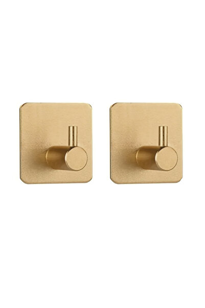 Microcase Yapışkanlı Metal Banyo Mutfak Eşya Havlu Vb. Ürün Askılığı Siyah -A...