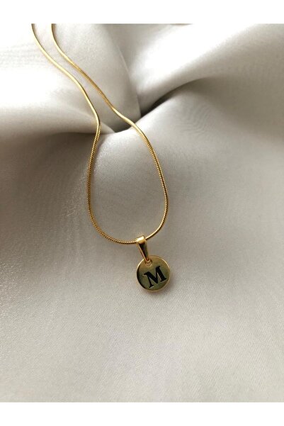 takıcım design Winel M Harf Gold Kolye