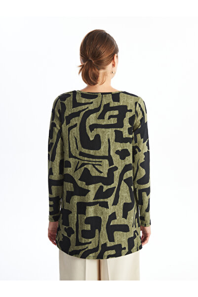 LC Waikiki Crew Neck Patterned Women's Tunic