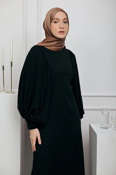 Şehr i sultan Janjan Shawl Detailed Hijab Women's Evening Dress