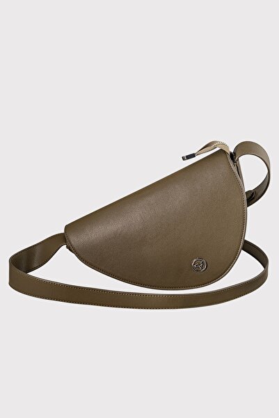 Garbalia Doha Khaki Green Shoulder Bag - Adjustable Strap, Large Inner Compartment, Magnet Cover