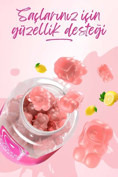 IvyBears Kadın Saç Vitamini Biotin 5000 Mcg 60 Tablet