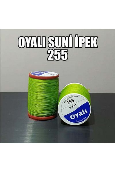 OYALI ΤΕΧΝΗΤΟ ΜΕΤΑΞΩΤΟ ΝΟ:255 - Κλωστή κεντήματος με κέντημα 4 στρώσεων