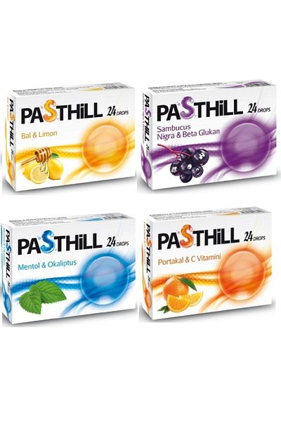 LedaPharma Pasthill Sambucus, orange, menthol, honey & lemon