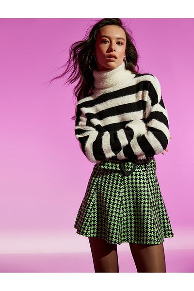 Koton Soft Textured Turtleneck Knitwear Sweater