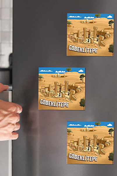 Fotomcity Göbeklitepe Tasarımlı 3'lü Magnet Seti
