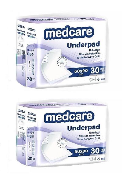 MEDCARE Patient Mattress Protector Cover / Dog Pee Pad 60x90 30pcs - 2 Packs 60 Pieces