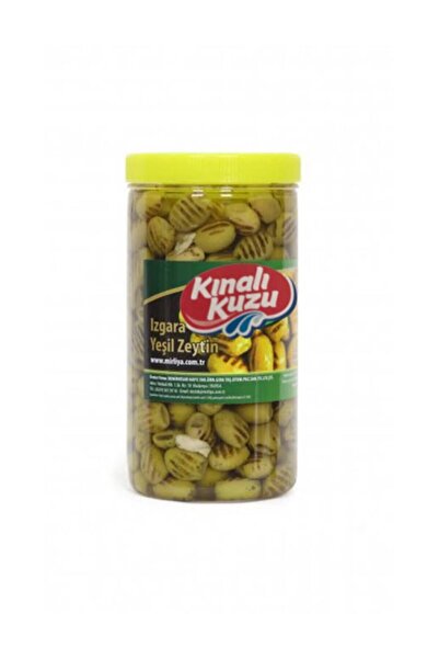 Kınalıkuzu (1KG)ızgara Özel Közlenmiş Yeşil Zeytin 1000gr