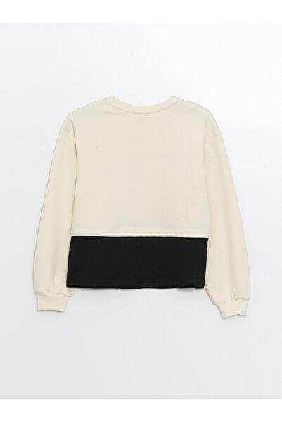 LC Waikiki Bisiklet Yaka Kız Çocuk Sweatshirt Ve Şort Etek Daymark