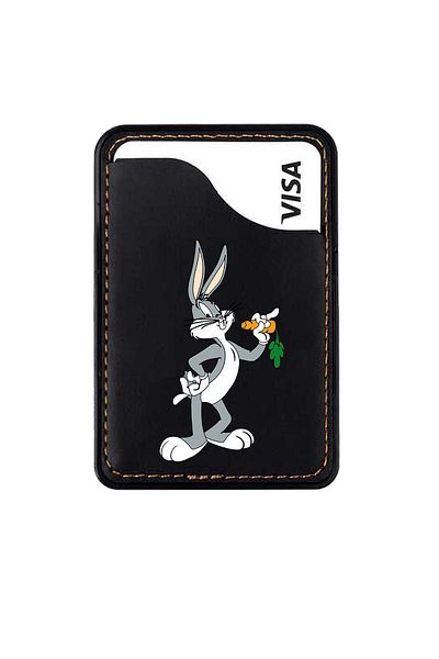 General Mobile حافظة بطاقات جلدية Gm 20 21 22 22s 23 24 Plus Era 30 50 Pro Go Se Bugs Bunny