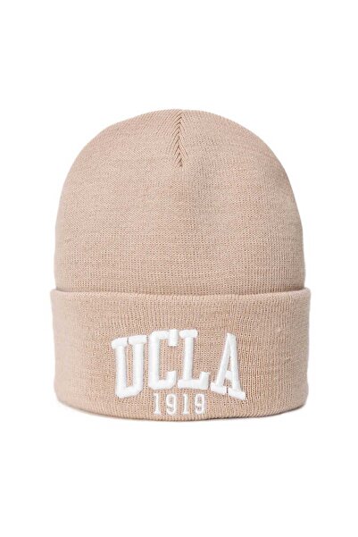 UCLA LANITA Μπεζ Μπερέ Κεντητό - Unisex Μπερέ