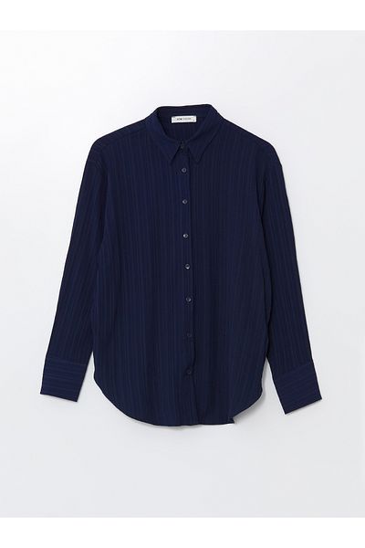 LC Waikiki Cămașă oversize texturată pentru femei