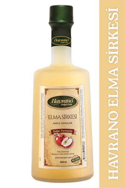 Havrano %100 Doğal Fermente Elma Sirkesi 500 Ml