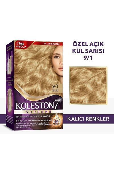 Wella Koleston Supreme Saç Boyası 9/1 Açık Kül Sarısı