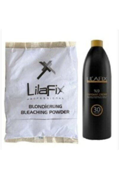 Lilafix Beyaz Toz Açıcı 500 Gr + 30 Volume Oksidan 1000 Ml
