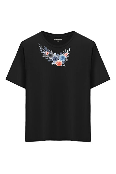 Mounte Bianca Унісекс Квітка - Оверсайз футболка