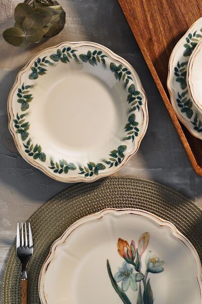 Fecra Laura 18 Parça Yemek ve Sunum Seti