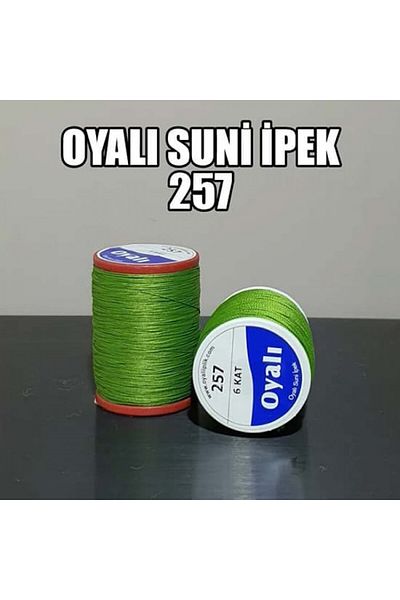 OYALI ΤΕΧΝΗΤΟ ΜΕΤΑΞΩΤΟ ΑΡΙΘ.: 257 - Κλωστή κεντήματος με κέντημα 4 στρώσεων