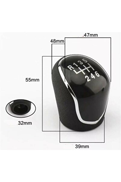 Federal Power Hyundai Ix35 Compatible Gear Shift Knob 6 Forward
