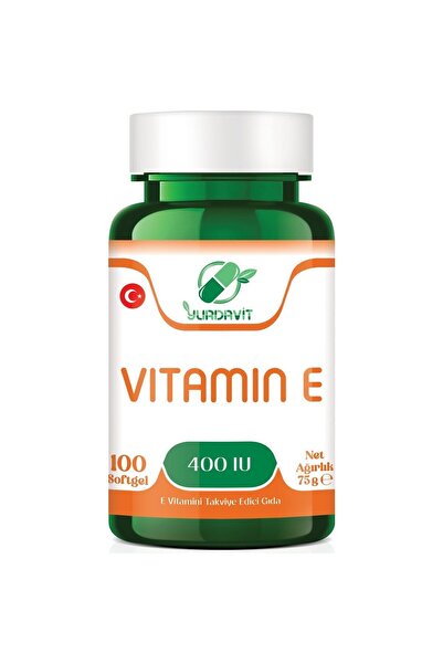 Yurdavit سوفتجيل فيتامين E - 400 وحدة دولية 100 كبسولة