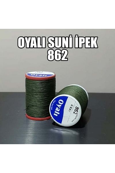 OYALI ΤΕΧΝΗΤΟ ΜΕΤΑΞΩΤΟ ΝΟ:862 - Κλωστή κεντήματος με κέντημα 4 στρώσεων