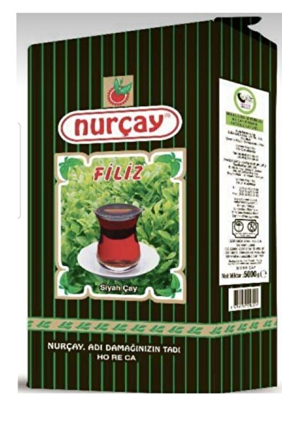 Nurçay 5000 gr Filiz Çay Rize Çayı Dökme Türk Çayı 5kg