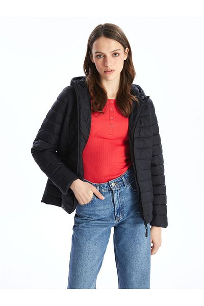 LC Waikiki Women's Puffer Hooded Coat