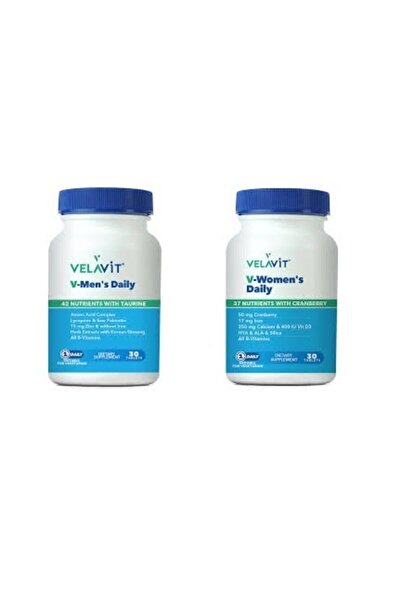 Velavit V-women's Daily 30 Tablet + V-men's Daily 30 Tablet