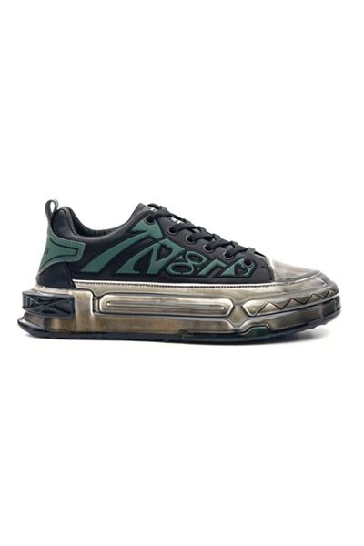 MARCOMEN 20036 Men's Sneakers - Genuine Leather, Air Transparent Sole