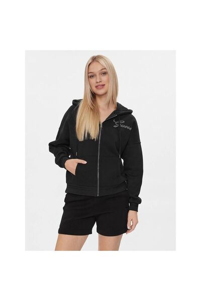Guess Hood Zıp L.a. Kadın Sweatshırt W4RQ05K9Z21-23K